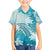 Polynesia Turtle Family Matching Tank Maxi Dress and Hawaiian Shirt Watercolor Abstract Style