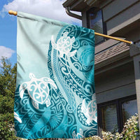 Polynesia Turtle Garden Flag Watercolor Abstract Style LT7 - Polynesian Pride