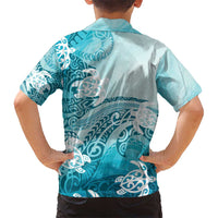 Polynesia Turtle Hawaiian Shirt Watercolor Abstract Style LT7 - Polynesian Pride