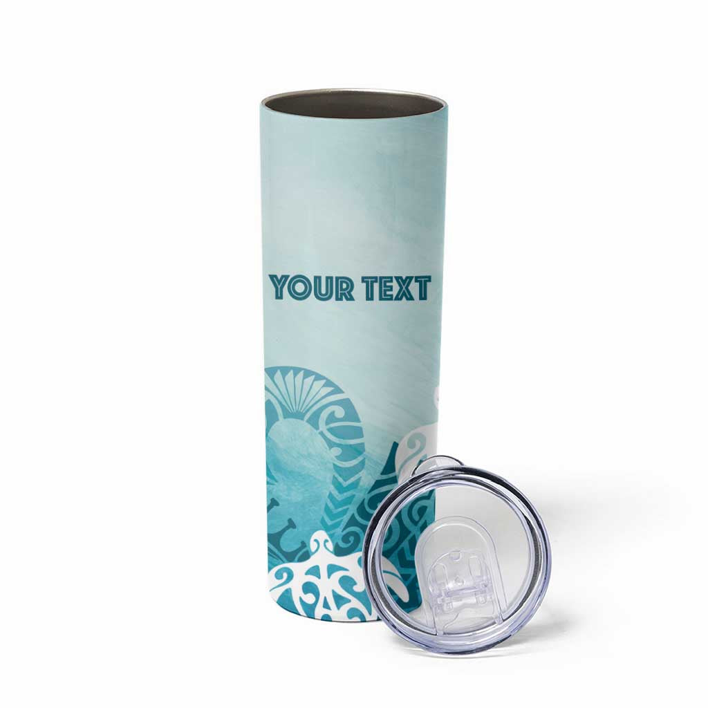 Polynesia Turtle Skinny Tumbler Watercolor Abstract Style