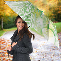 Summer Green Polynesian Jellyfish Umbrella Watercolor Glows LT7 - Polynesian Pride