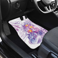 Lavender Polynesian Jellyfish Car Mats Watercolor Glows LT7 - Polynesian Pride