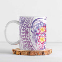 Lavender Polynesian Jellyfish Ceramic Mug Watercolor Glows LT7 Lavender - Polynesian Pride