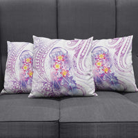Lavender Polynesian Jellyfish Pillow Cover Watercolor Glows - Polynesian Pride