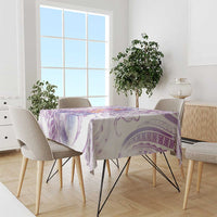 Lavender Polynesian Jellyfish Tablecloth Watercolor Glows LT7 - Polynesian Pride