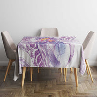 Lavender Polynesian Jellyfish Tablecloth Watercolor Glows LT7 - Polynesian Pride