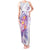 Lavender Polynesian Jellyfish Tank Maxi Dress Watercolor Glows - Polynesian Pride