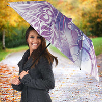 Lavender Polynesian Jellyfish Umbrella Watercolor Glows LT7 - Polynesian Pride