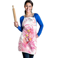 Rose Pink Polynesian Jellyfish Apron Watercolor Glows LT7 - Polynesian Pride