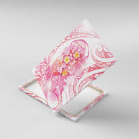 Rose Pink Polynesian Jellyfish Canvas Wall Art Watercolor Glows LT7 With Frame Rose Pink - Polynesian Pride