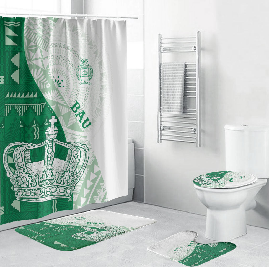 Queen Victoria School Fiji Vulinitu Bau House Bathroom Set Masi Tapa