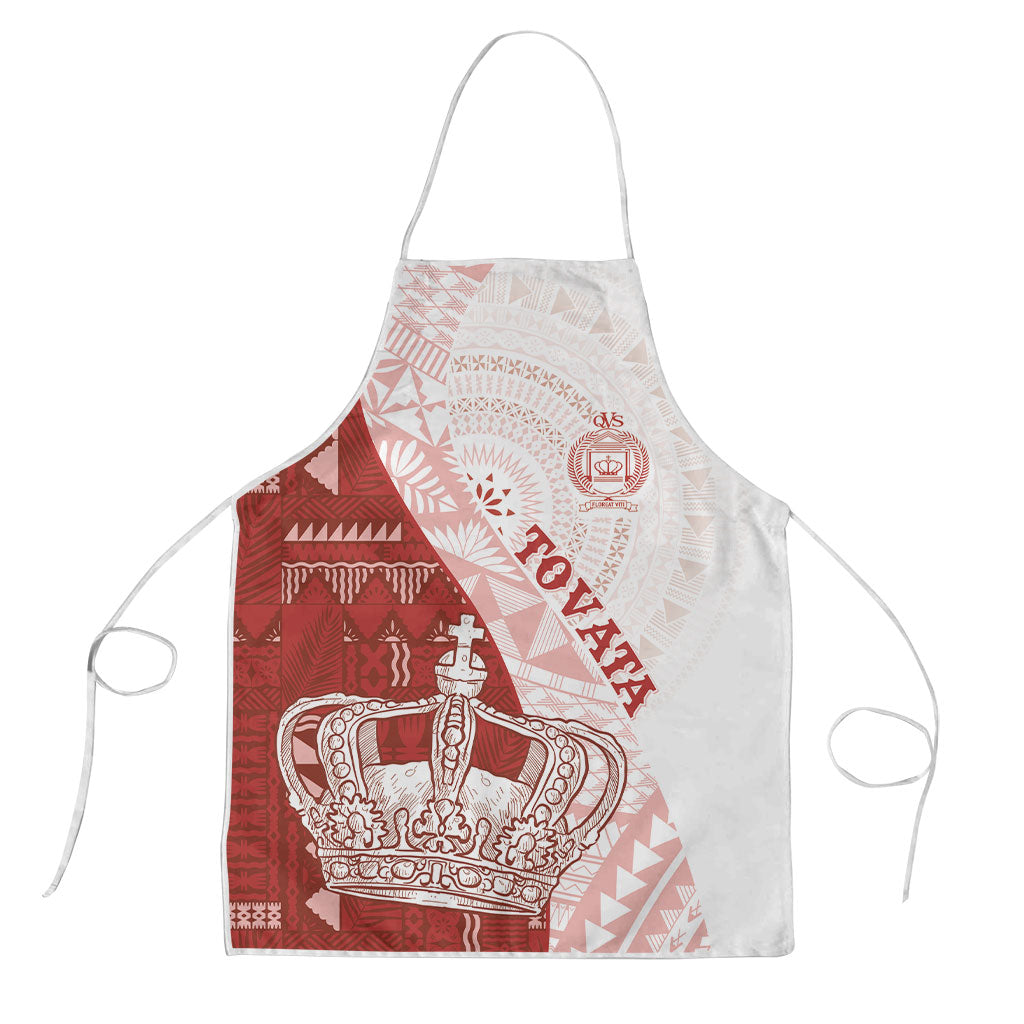 Queen Victoria School Fiji Vulinitu Tovata House Apron Masi Tapa LT7 Red - Polynesian Pride