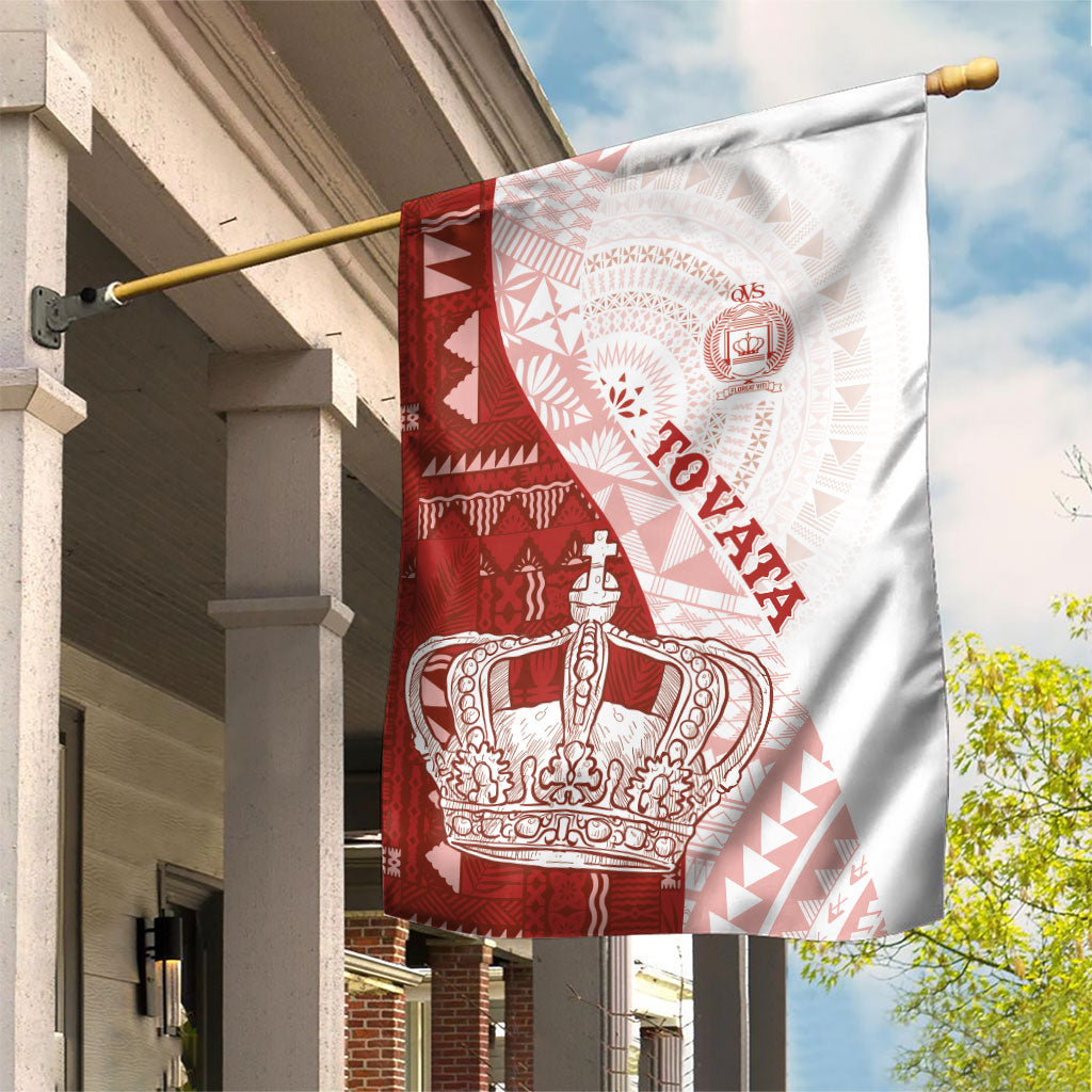 Queen Victoria School Fiji Vulinitu Tovata House Garden Flag Masi Tapa LT7 House Flag Red - Polynesian Pride