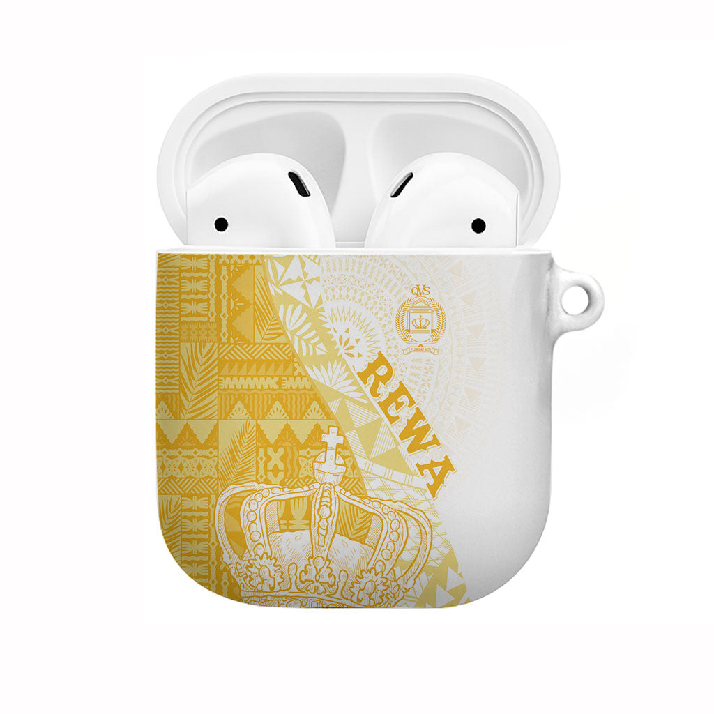 Queen Victoria School Fiji Vulinitu Rewa House AirPods Case Masi Tapa