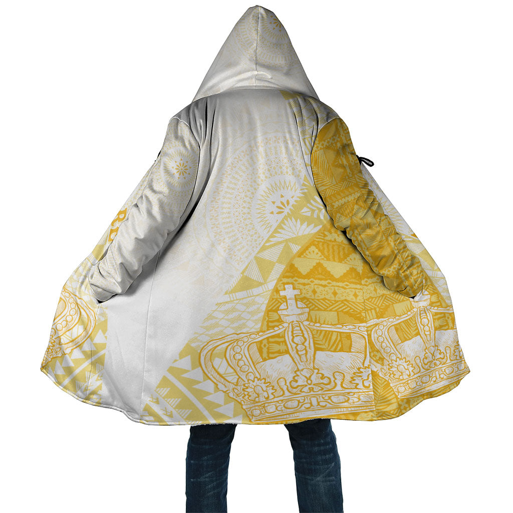 Queen Victoria School Fiji Vulinitu Rewa House Cloak Masi Tapa LT7 Unisex Yellow - Polynesian Pride