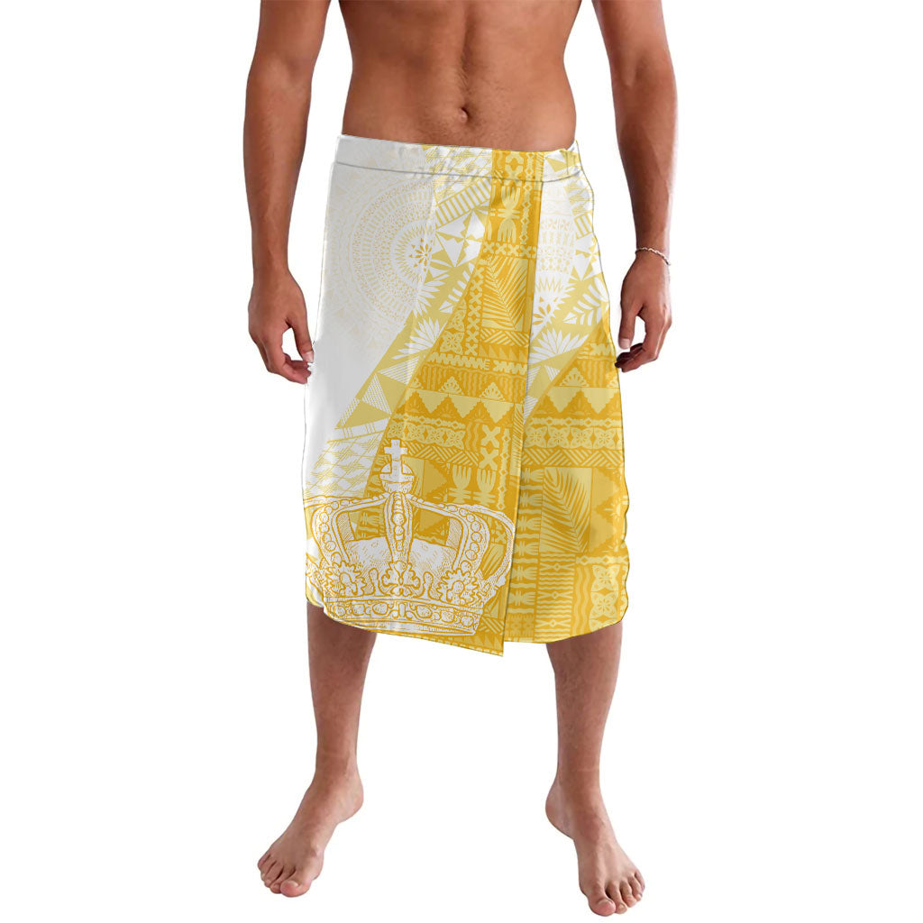 Queen Victoria School Fiji Vulinitu Rewa House Lavalava Masi Tapa LT7 Yellow - Polynesian Pride
