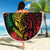 Vanuatu Meri Krismas Beach Blanket Conch Shell Tribal Art