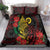 Vanuatu Meri Krismas Bedding Set Conch Shell Tribal Art