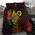 Vanuatu Meri Krismas Bedding Set Conch Shell Tribal Art