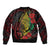 Vanuatu Meri Krismas Bomber Jacket Conch Shell Tribal Art