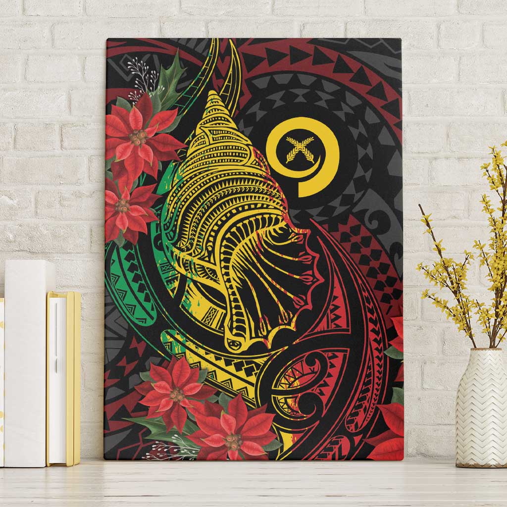 Vanuatu Meri Krismas Canvas Wall Art Conch Shell Tribal Art LT7 Without Frame Art - Polynesian Pride