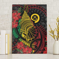 Vanuatu Meri Krismas Canvas Wall Art Conch Shell Tribal Art LT7 Without Frame Art - Polynesian Pride