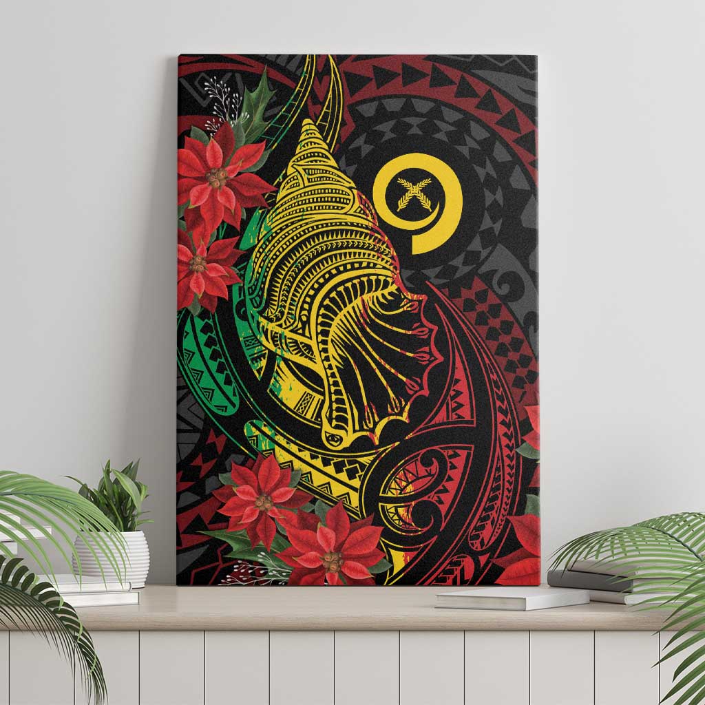Vanuatu Meri Krismas Canvas Wall Art Conch Shell Tribal Art LT7 - Polynesian Pride