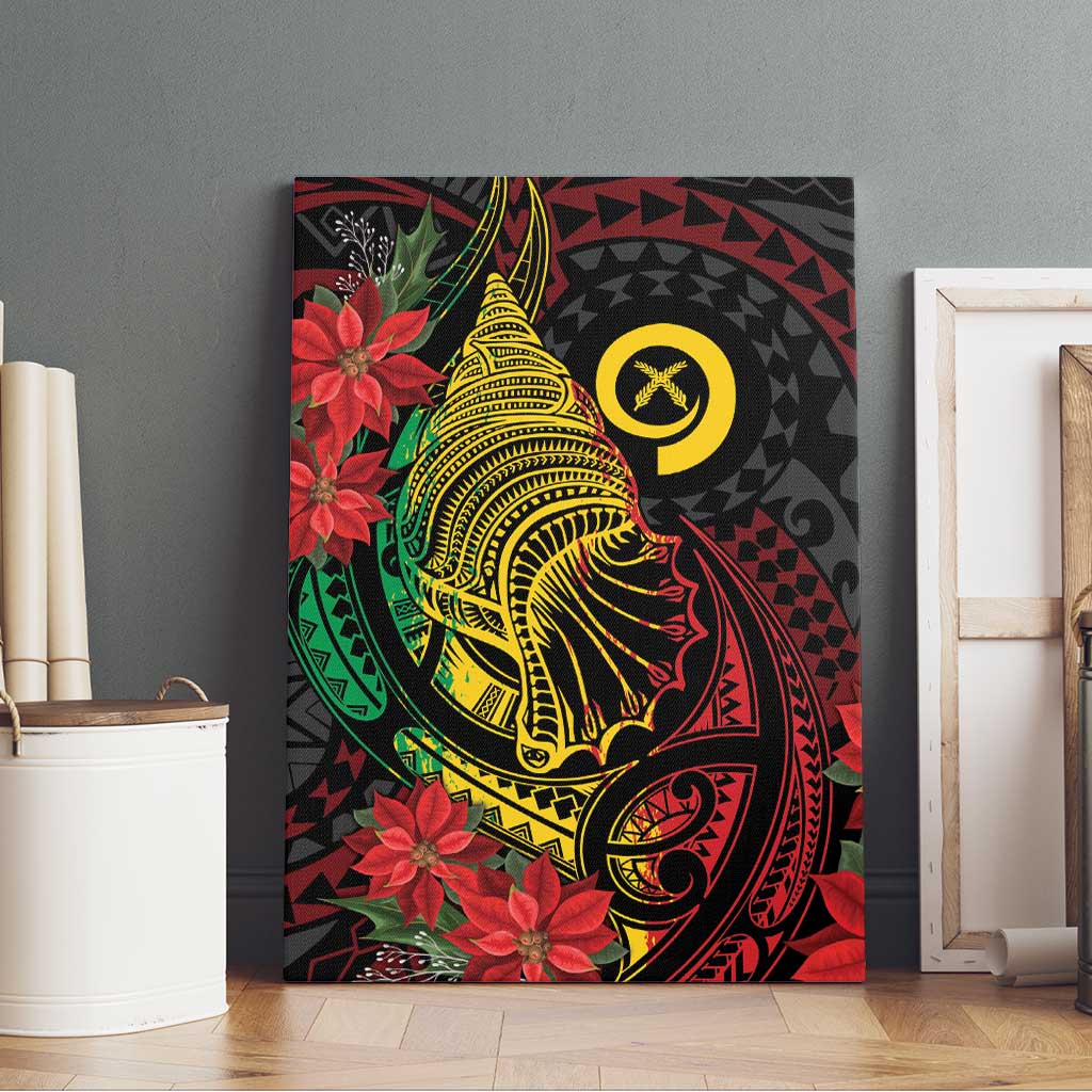 Vanuatu Meri Krismas Canvas Wall Art Conch Shell Tribal Art LT7 - Polynesian Pride