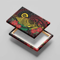 Vanuatu Meri Krismas Canvas Wall Art Conch Shell Tribal Art LT7 - Polynesian Pride