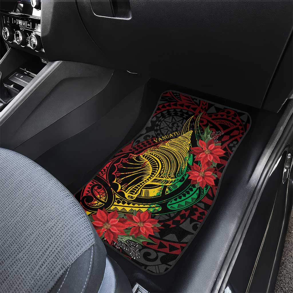 Vanuatu Meri Krismas Car Mats Conch Shell Tribal Art LT7 - Polynesian Pride