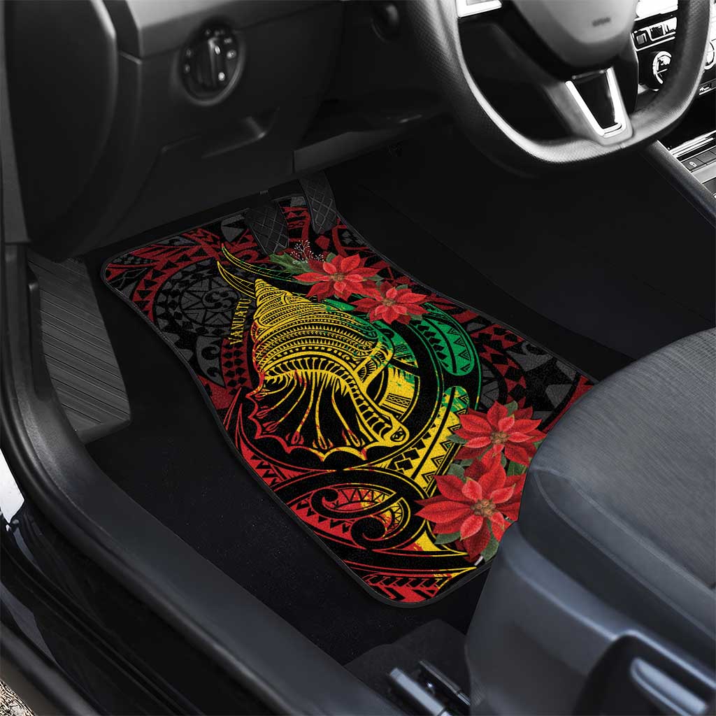 Vanuatu Meri Krismas Car Mats Conch Shell Tribal Art LT7 - Polynesian Pride