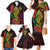 Vanuatu Meri Krismas Family Matching Mermaid Dress and Hawaiian Shirt Conch Shell Tribal Art