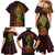 Vanuatu Meri Krismas Family Matching Mermaid Dress and Hawaiian Shirt Conch Shell Tribal Art