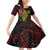 Vanuatu Meri Krismas Family Matching Off Shoulder Short Dress and Hawaiian Shirt Conch Shell Tribal Art