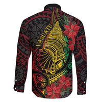 Vanuatu Meri Krismas Family Matching Short Sleeve Bodycon Dress and Hawaiian Shirt Conch Shell Tribal Art