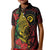 Vanuatu Meri Krismas Kid Polo Shirt Conch Shell Tribal Art