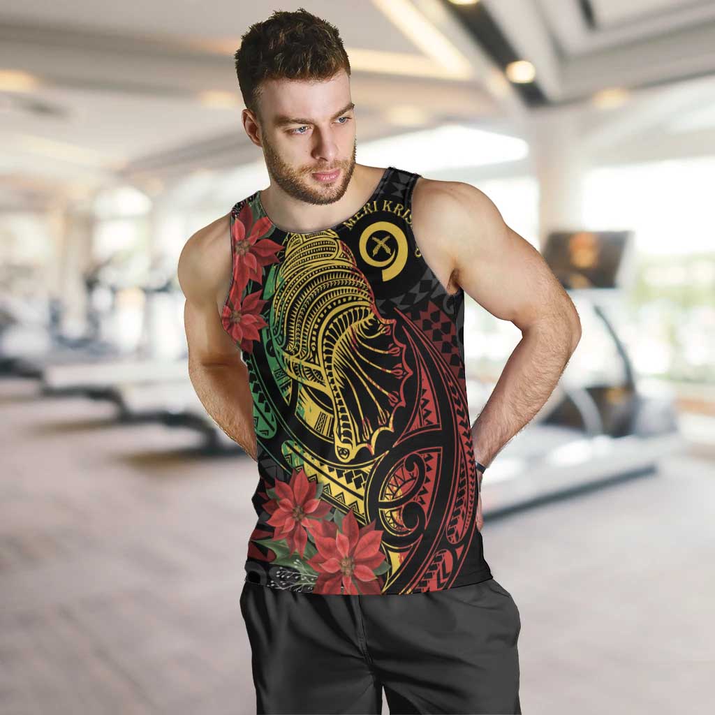 Vanuatu Meri Krismas Men Tank Top Conch Shell Tribal Art LT7 Art - Polynesian Pride