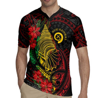 Vanuatu Meri Krismas Rugby Jersey Conch Shell Tribal Art LT7 - Polynesian Pride