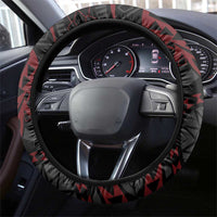 Vanuatu Meri Krismas Steering Wheel Cover Conch Shell Tribal Art LT7 - Polynesian Pride