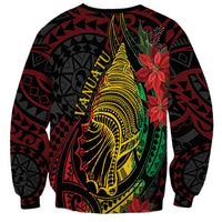 Vanuatu Meri Krismas Sweatshirt Conch Shell Tribal Art LT7 - Polynesian Pride