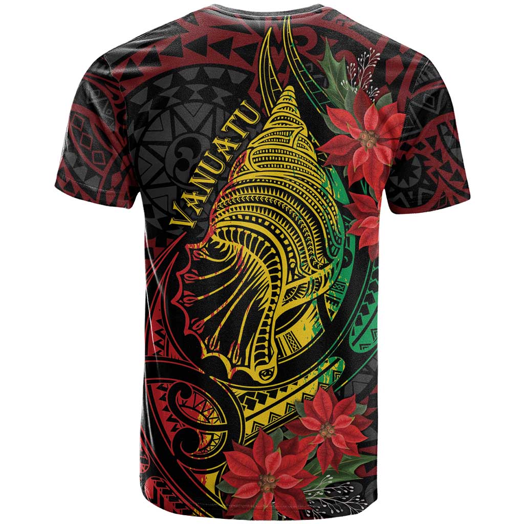 Vanuatu Meri Krismas T Shirt Conch Shell Tribal Art LT7 - Polynesian Pride