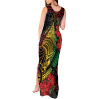 Vanuatu Meri Krismas Tank Maxi Dress Conch Shell Tribal Art LT7 - Polynesian Pride