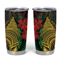 Vanuatu Meri Krismas Tumbler Cup Conch Shell Tribal Art LT7 Art - Polynesian Pride