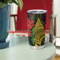 Vanuatu Meri Krismas Tumbler Cup Conch Shell Tribal Art LT7 - Polynesian Pride