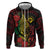 Vanuatu Meri Krismas Zip Hoodie Conch Shell Tribal Art