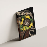 Samoa Moso'oi Flowers Tatau Canvas Wall Art Festive Tapa Brown LT7 - Polynesian Pride