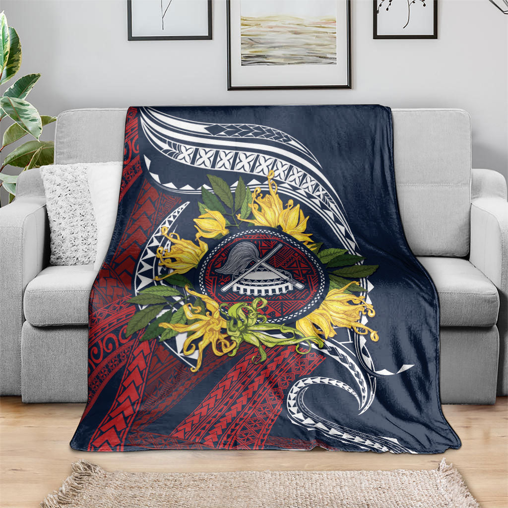 Samoa Moso'oi Flowers Tatau Blanket Festive National Color LT7 - Polynesian Pride