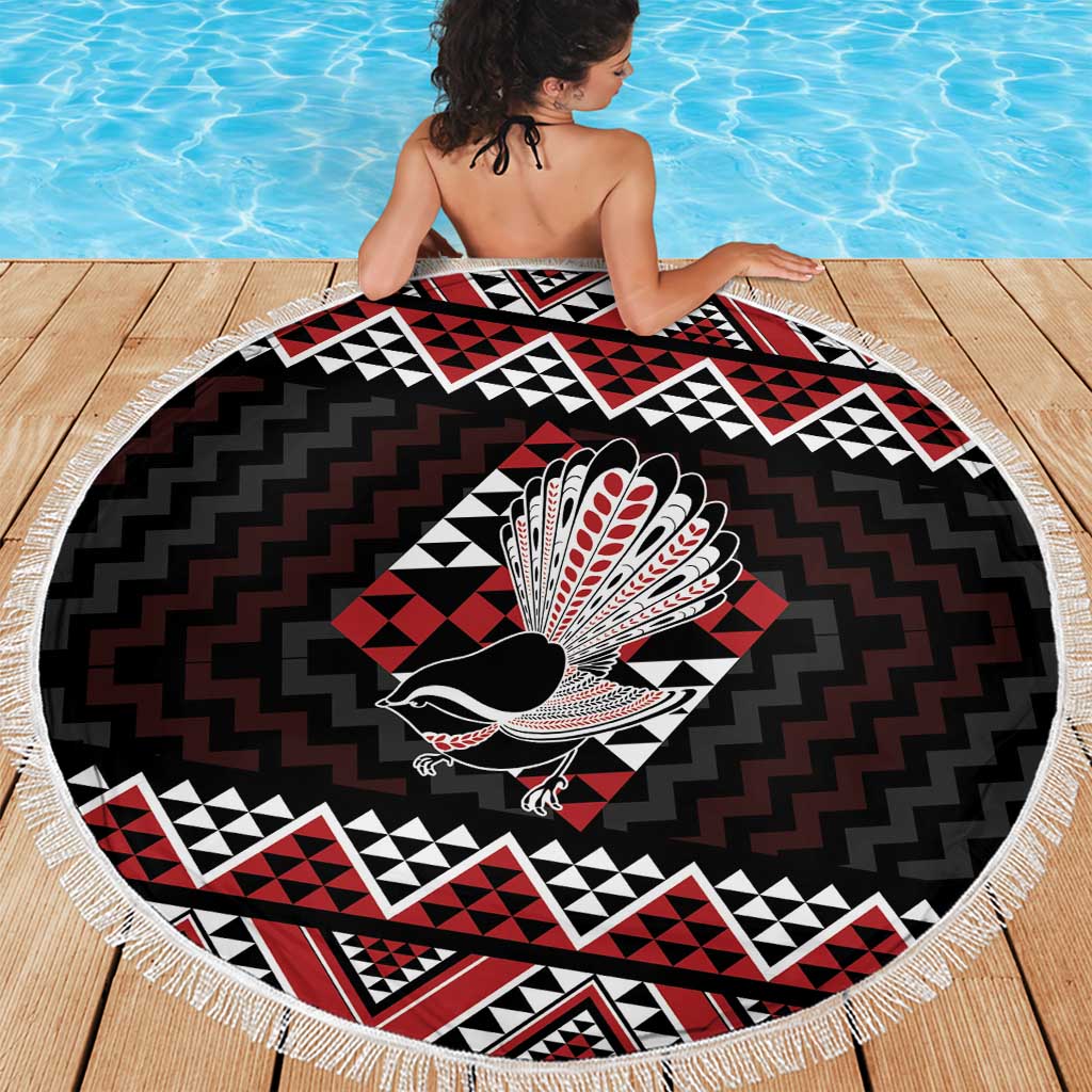 Taniko Aotearoa Beach Blanket Poutama Mix Piwakawaka LT7 - Polynesian Pride