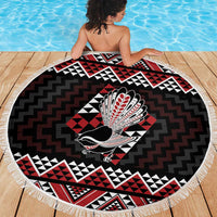 Taniko Aotearoa Beach Blanket Poutama Mix Piwakawaka LT7 - Polynesian Pride