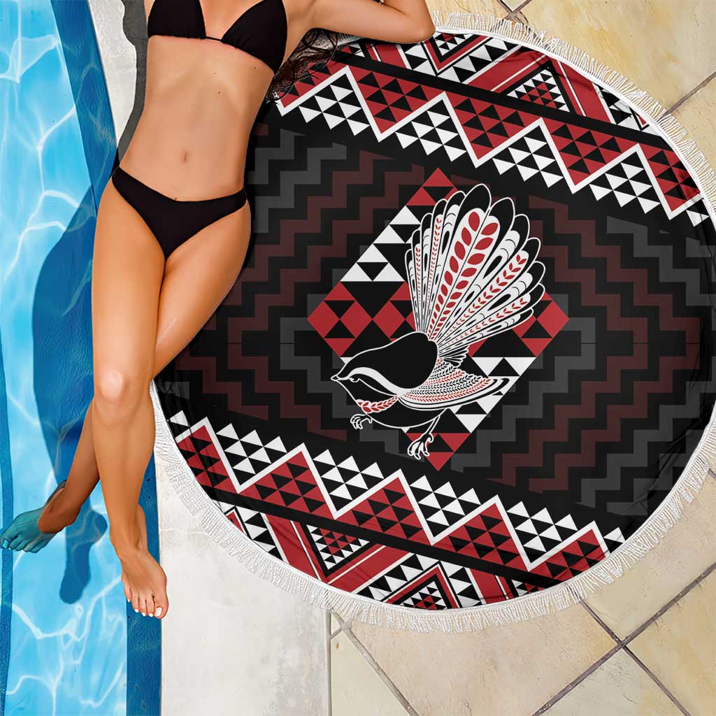 Taniko Aotearoa Beach Blanket Poutama Mix Piwakawaka LT7 - Polynesian Pride